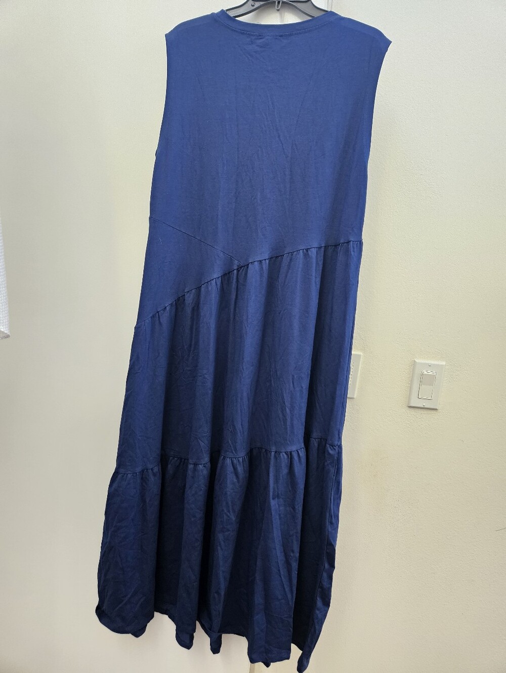 DKNY Women’s Navy Blue Tiered Maxi Dress - Picture 2 of 3